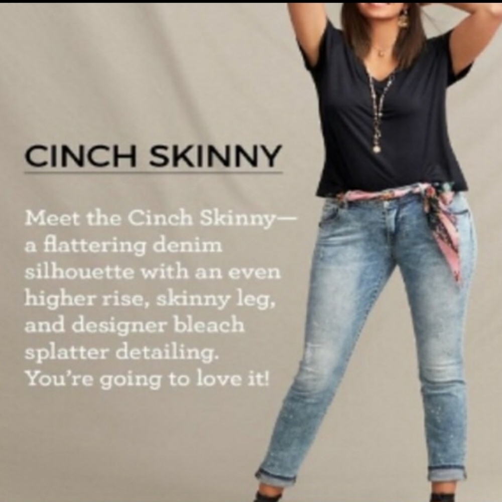 Cabi conch skinny jeans